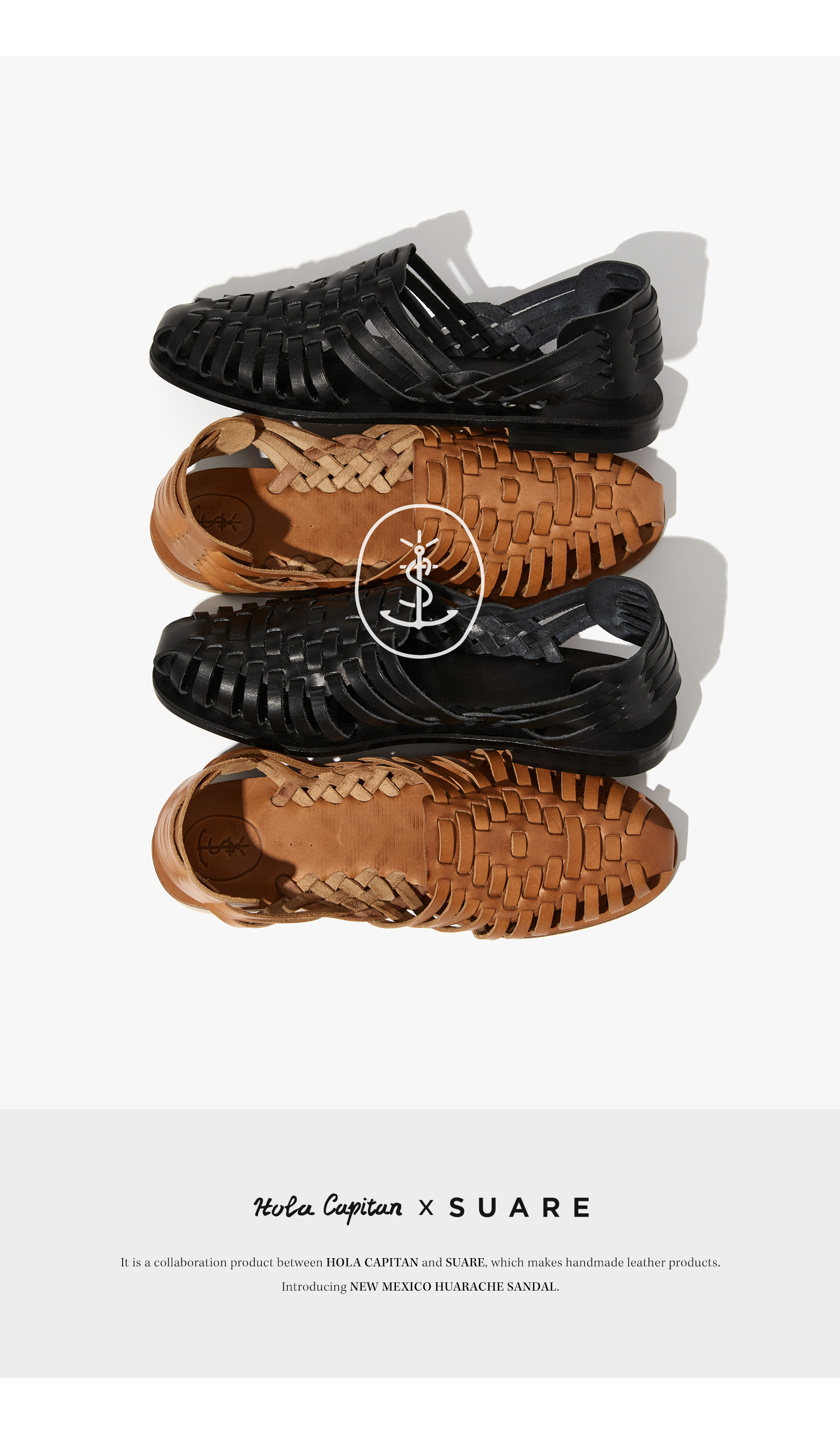 SUARE ■ New Mexico Huarache Sandals MUSINSA | SUARE New Mexico Huarache Sandals Black