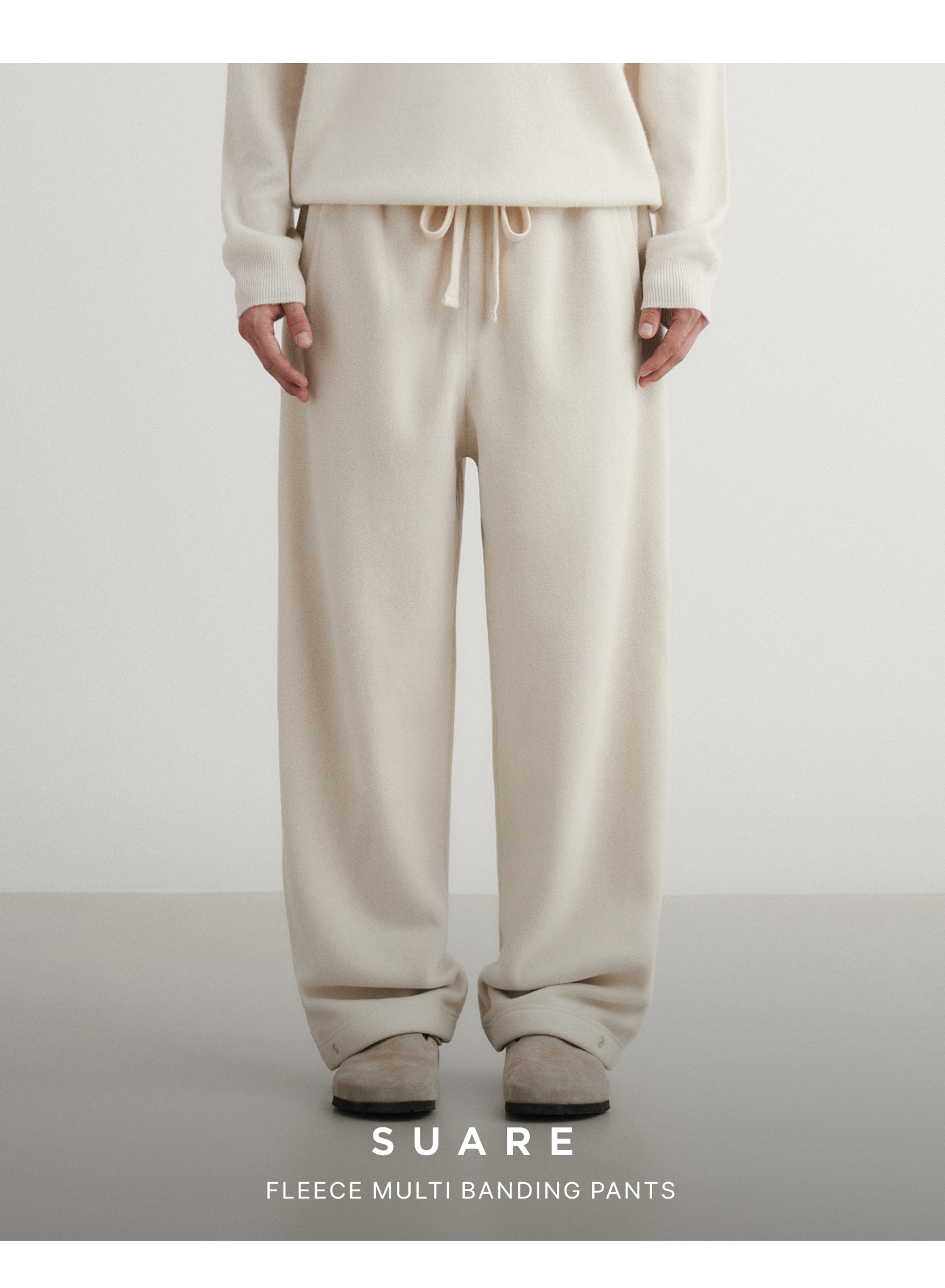 MUSINSA | SUARE Fleece Multi-Banding Pants - 4 COLORS display picture 1